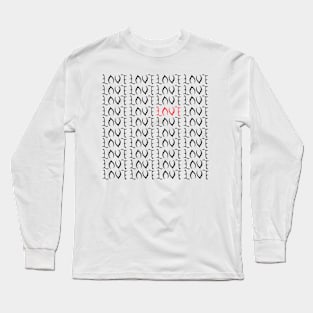 Love Ambigram Long Sleeve T-Shirt